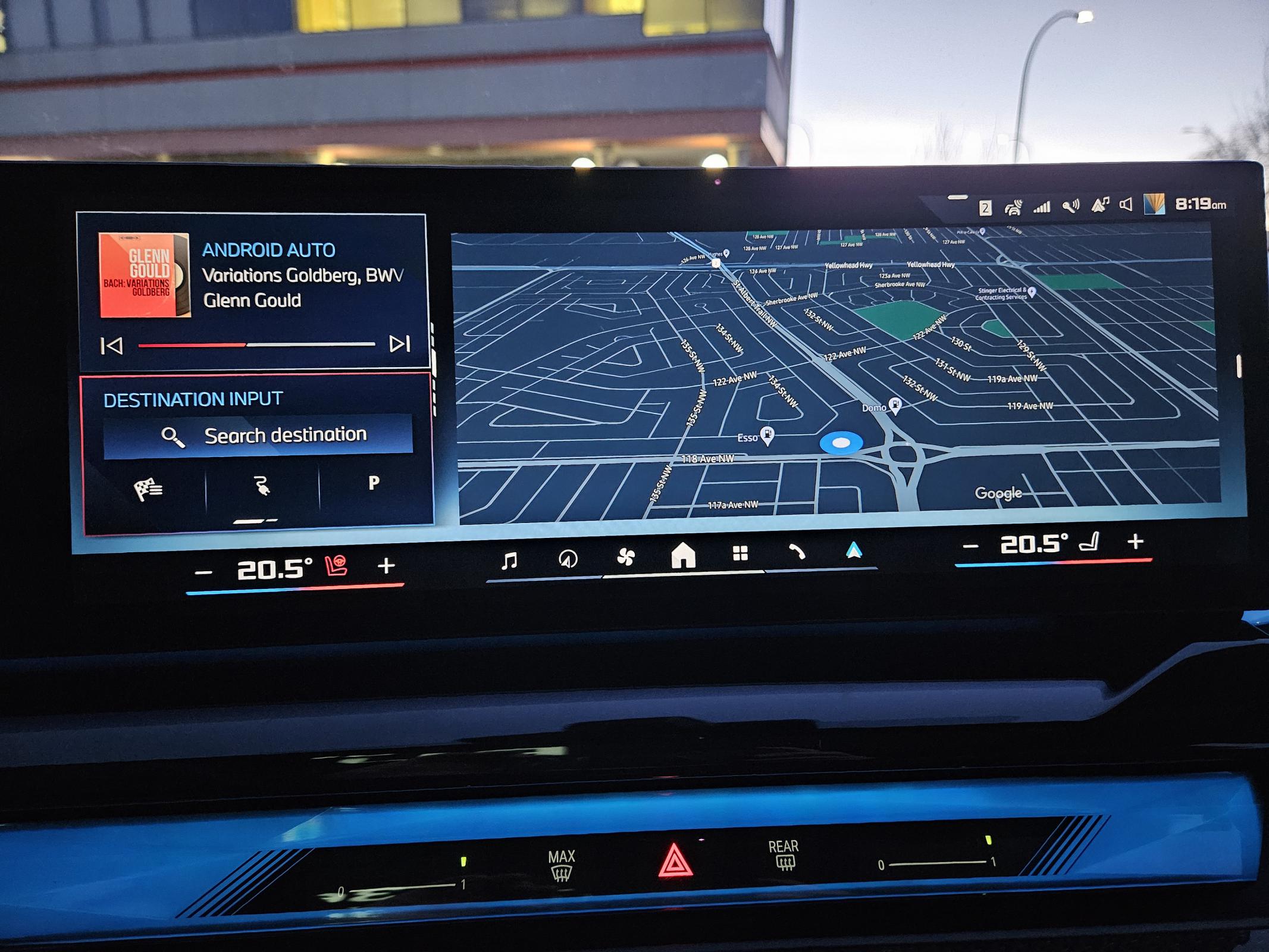 BMW i5 - Able to get both iDrive info cards + Android Auto Google Maps -  G60 BMW 5-Series Forum